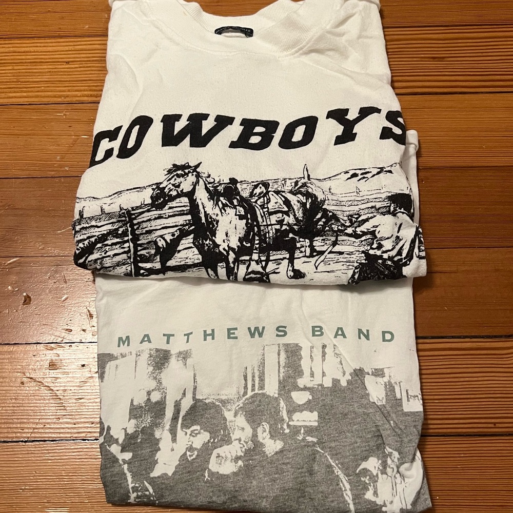 Two Graphic Brandy Melville Shirts
